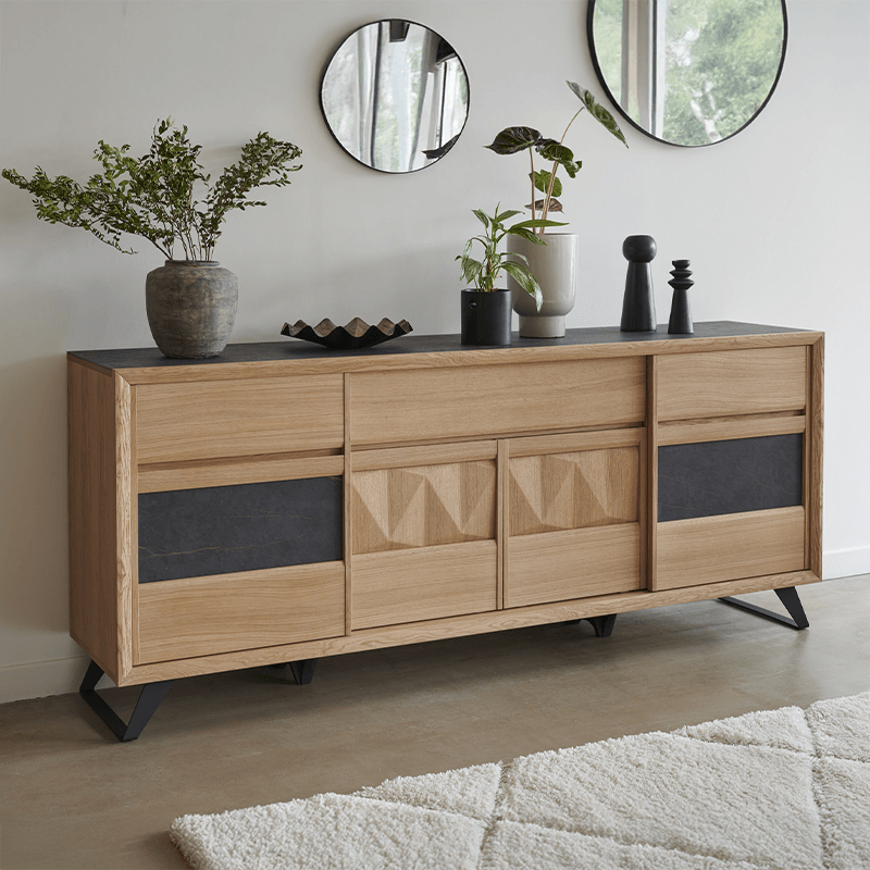Enfilade Delta 4 portes beige