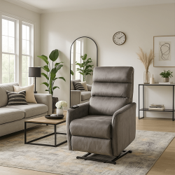 Fauteuil relax Colombo gris foncé