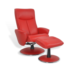 Fauteuil Relax Lima rouge