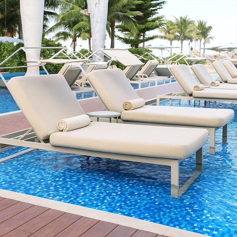 Bain de Soleil Luxe Coussin 60 x 200 x 12 - Mousse HD 28Kg