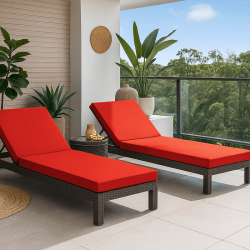 Coussin pour bain de soleil 180 x 55 x 12 - Déperlant