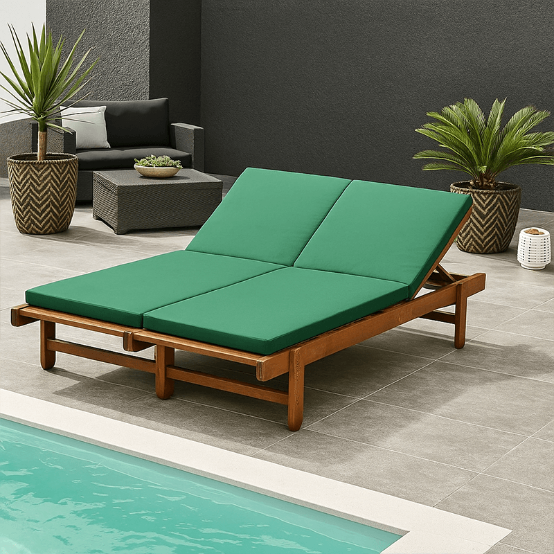 Matelas 2 places reliées pour extérieur - Déperlant