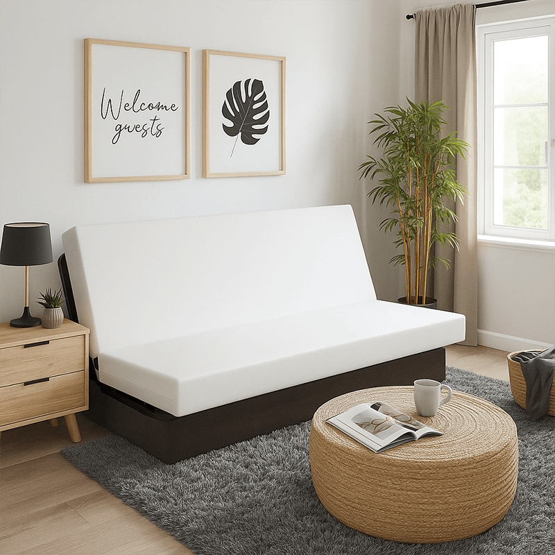 Matelas clic clac mousse haute résilience Ergolattex