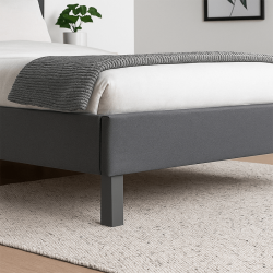 Pieds carré gris anthracite