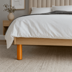 Lot de 4 Pieds Bois pour cadre latte