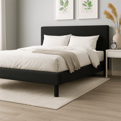 Pieds pour cadre lattes 22 cm noir