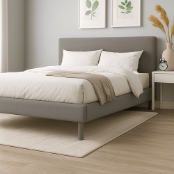 Pieds pour cadre lattes 22cm gris
