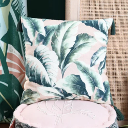 Coussin Singapour vert