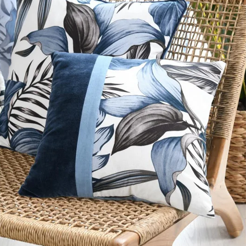 Coussin Paraiso bleu
