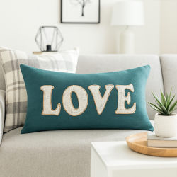 Coussin Happy cobalt