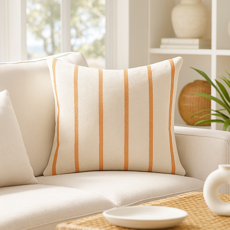 Coussin Saint-Trop corail