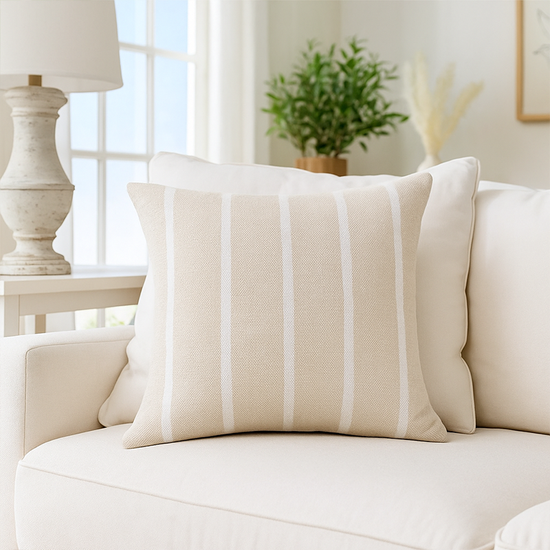 Coussin Saint-Trop blanc