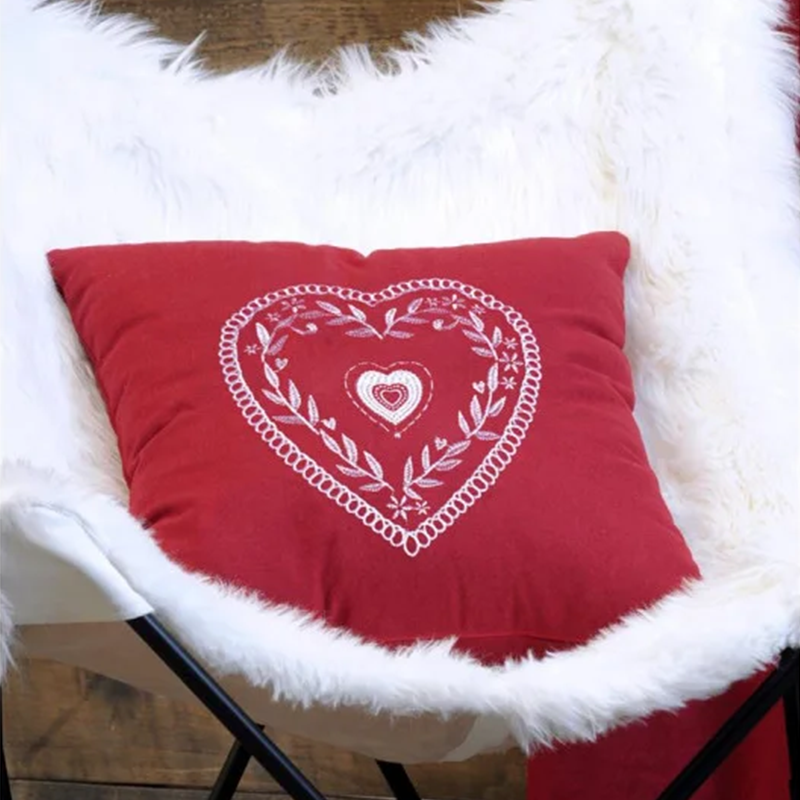 Coussin Chevenoz rouge