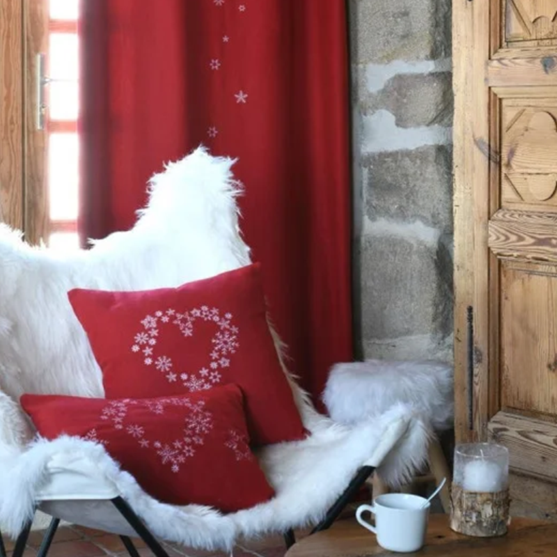 Coussin Arly rouge