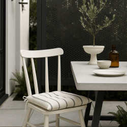 Galette de chaise St Trop Anthracite