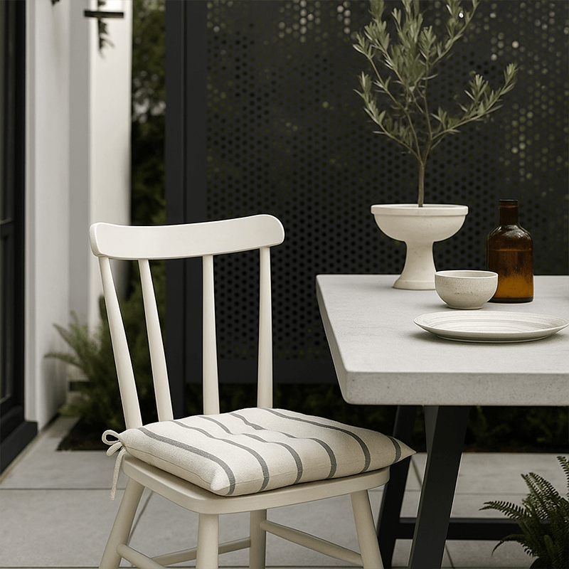 Galette de chaise St Trop Anthracite