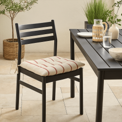 Galette de chaise St Trop rouge