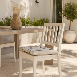 Galette de chaise St Trop Marine