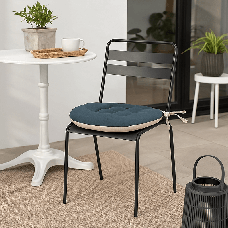 Galette de chaise Duo ronde