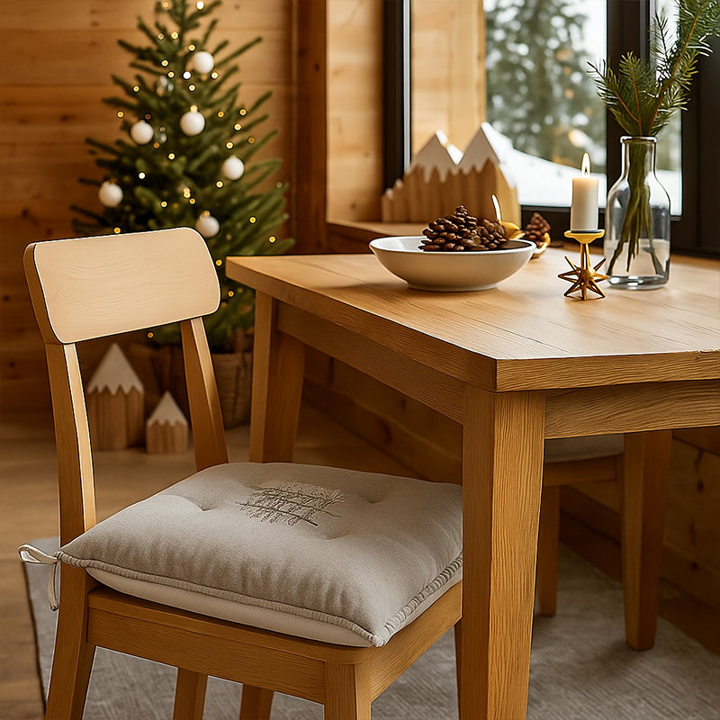 Galette de chaise Landry naturel