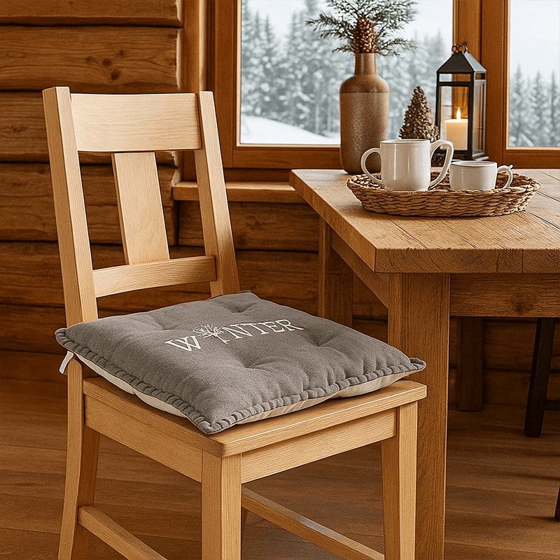 Galette de chaise Landry taupe