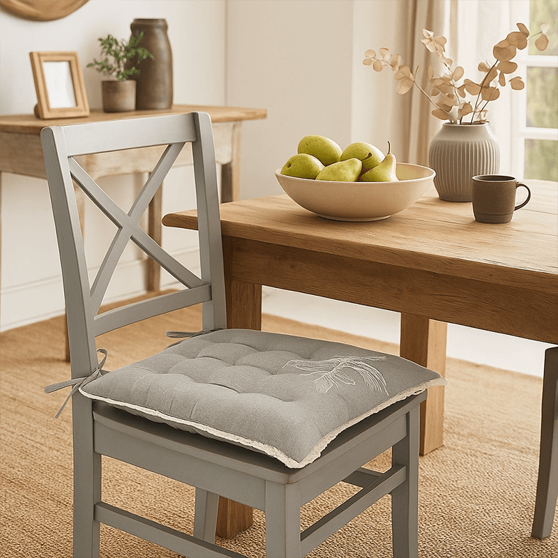 Galette de chaise Clarine beige