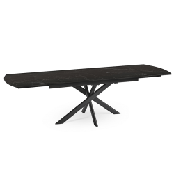 Table Calypso extensible 180x90 cm noir