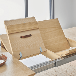 Table Tonneau en bout 160 x 90 cm