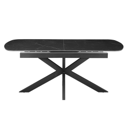 Table extensible Hestia noir