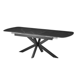 Table extensible Hestia noir
