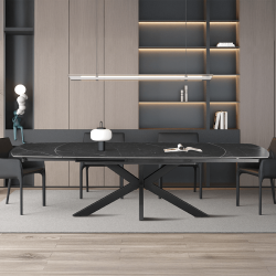 Table extensible Ares noir
