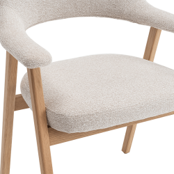 Chaise Coralia beige