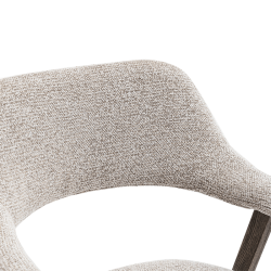 Chaise Coralia marron