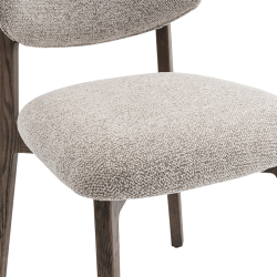 Chaise Carmen marron