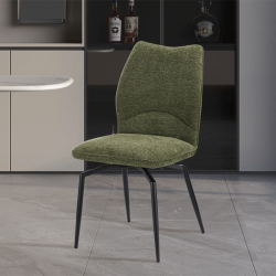 Chaise Lara pivotante vert