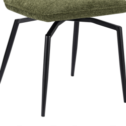 Chaise Lara pivotante vert