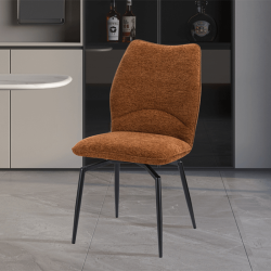 Chaise Lara pivotante rouille