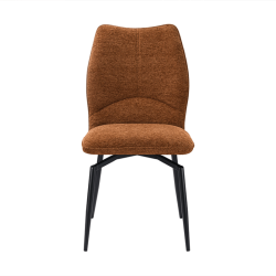 Chaise Lara pivotante rouille