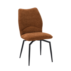 Chaise Lara pivotante rouille