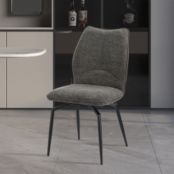 Chaise Lara pivotante gris