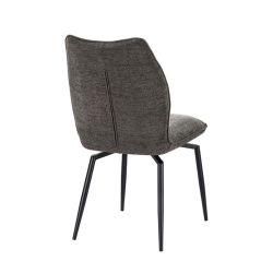 Chaise Lara pivotante gris