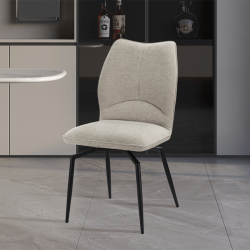 Chaise Lara pivotante écru