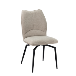 Chaise Lara pivotante écru