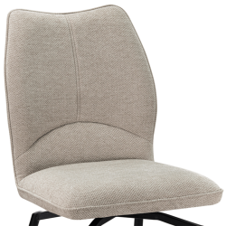 Chaise Lara pivotante écru