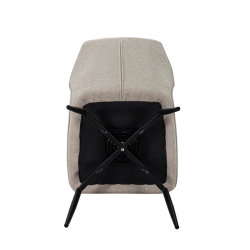 Chaise Lara pivotante écru