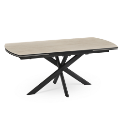 Table Calypso extensible 180x90 cm beige