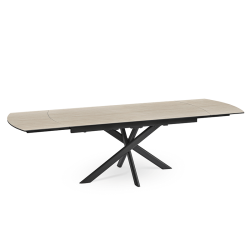Table Calypso extensible 180x90 cm beige