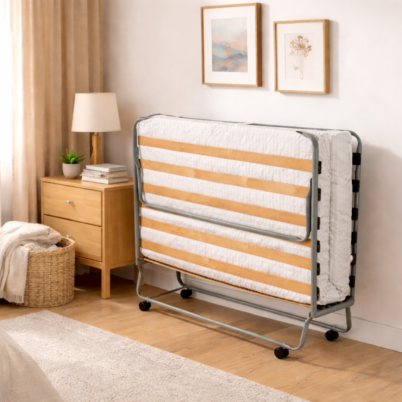 Lit pliant 120 cm mémoire...