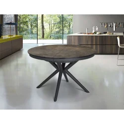 TABLE CERAMIQUE ORCHIDEE